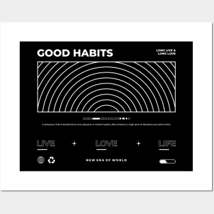 Good Habits Posters and Art